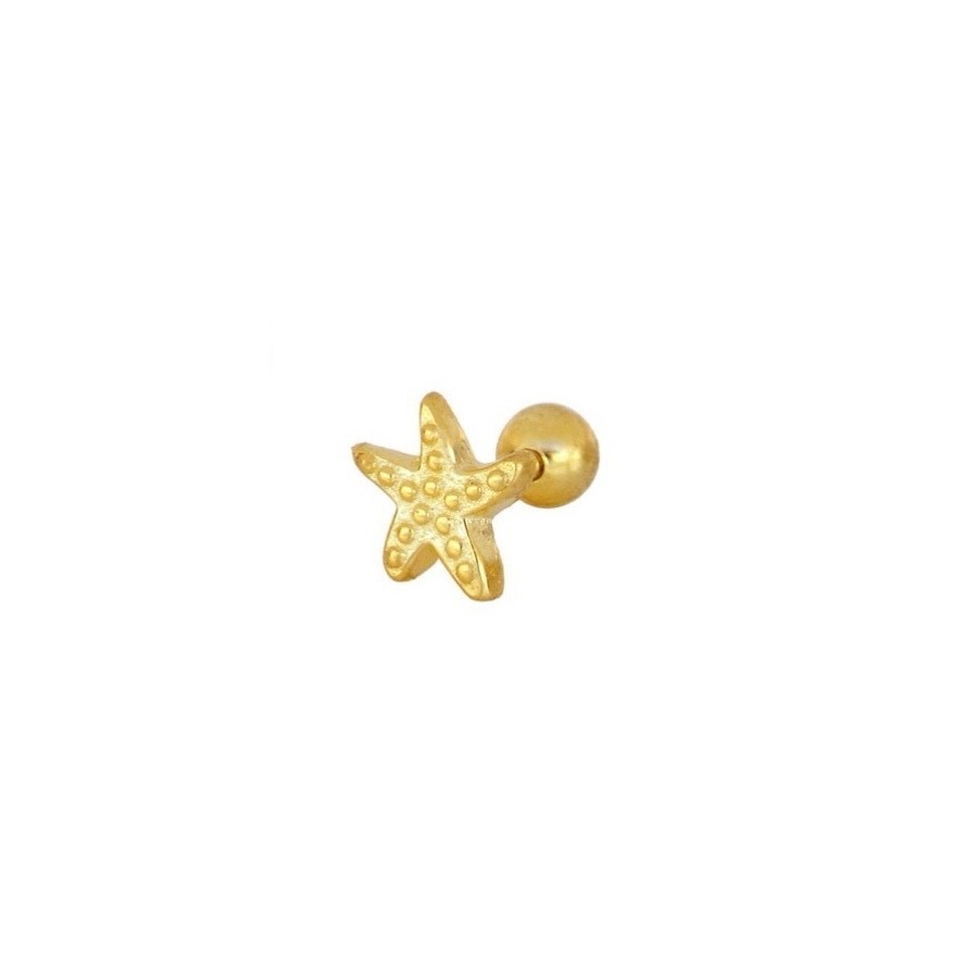 Piercing Starfish Gold